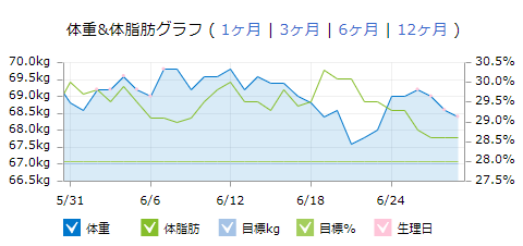 ダイエット開始から1か月で体重は 0 8kg 体脂肪率は 1 5 30代主婦ダイエッターの日常